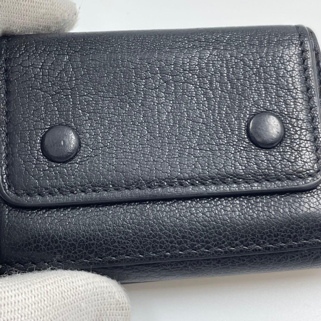 極美品✨　Maison Margiela 財布　小銭入れ　レザー　黒
