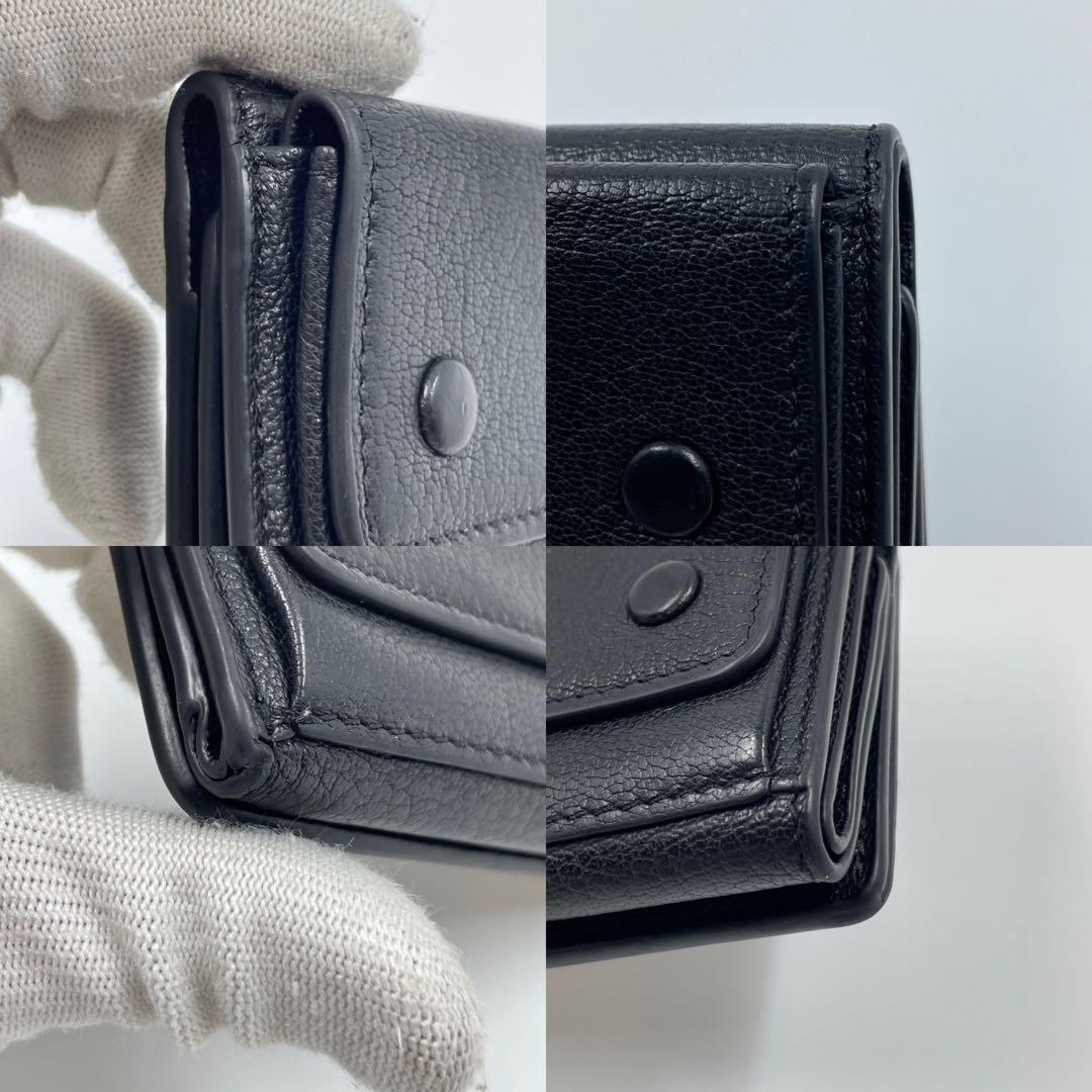 極美品✨　Maison Margiela 財布　小銭入れ　レザー　黒