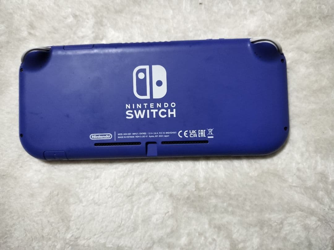 動作品Nintendo Switch Lite ブルー 本体良品肉球カバー