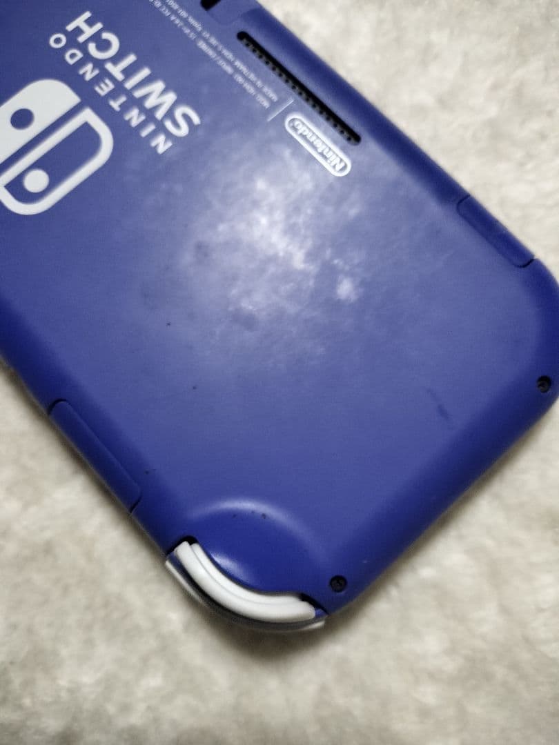 動作品Nintendo Switch Lite ブルー 本体良品肉球カバー