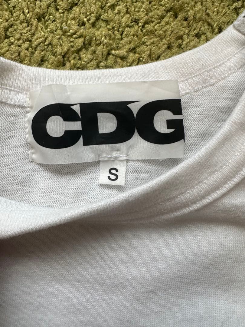 COMME des GARÇONS 1986 été Tシャツ S ホワイト