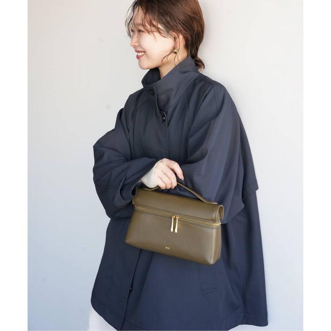 美品✨スローブイエナ 2025年 撥水テントラインコート ネイビー 洗える