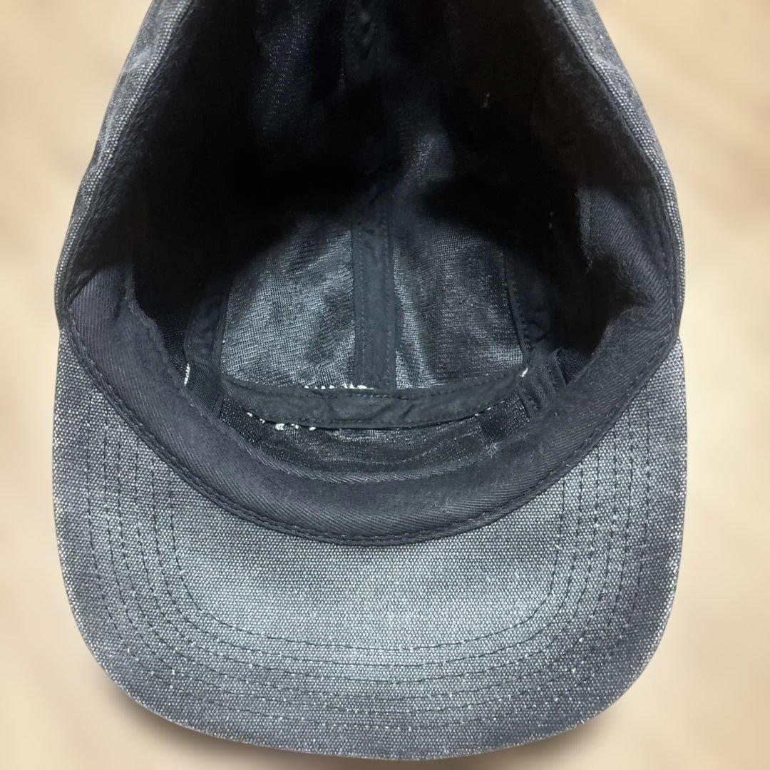 美品Supreme ダークグレー デニムキャップ