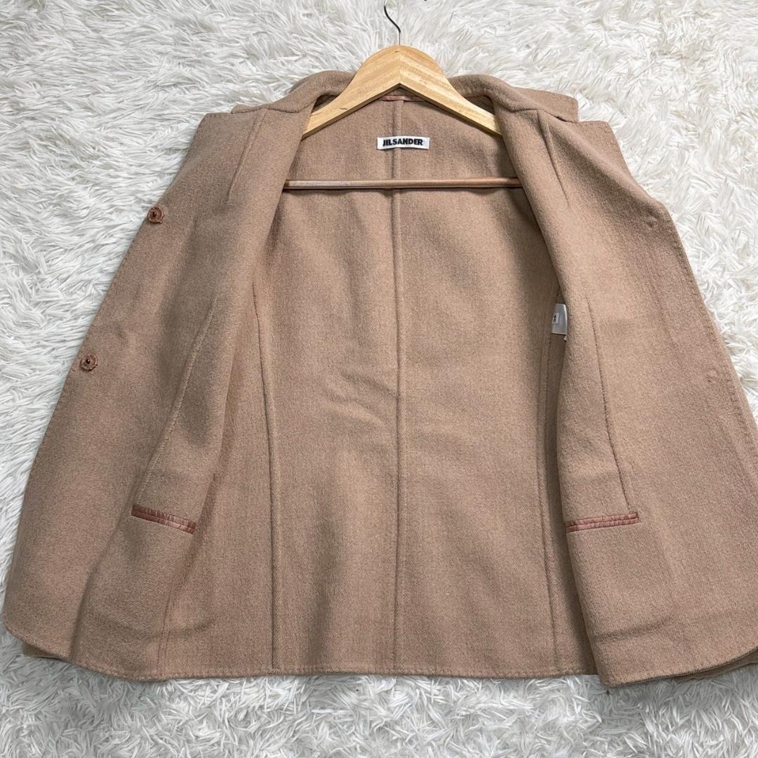 JIL SANDER　ベージュ テーラードジャケット　38 アンゴラ M相当