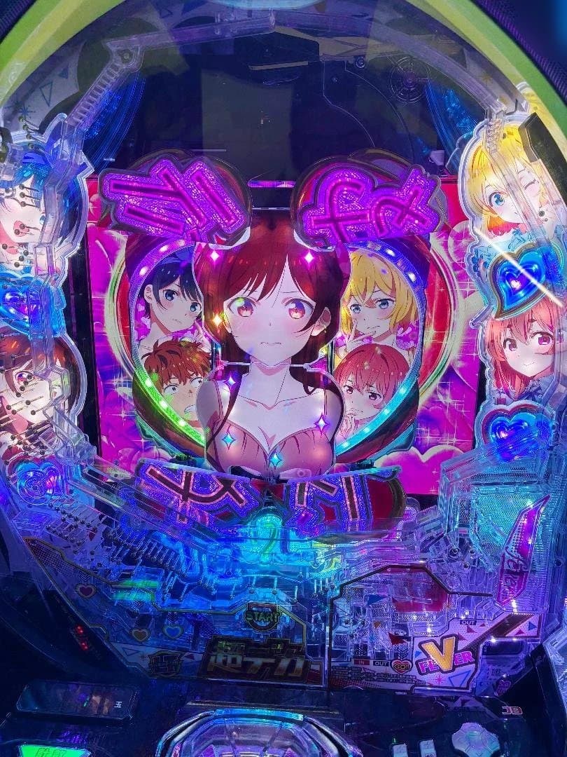 スマパチ ｅF彼女、お借りしますＨ遊技アダプタ取付済実機/トランス同梱/送料込み