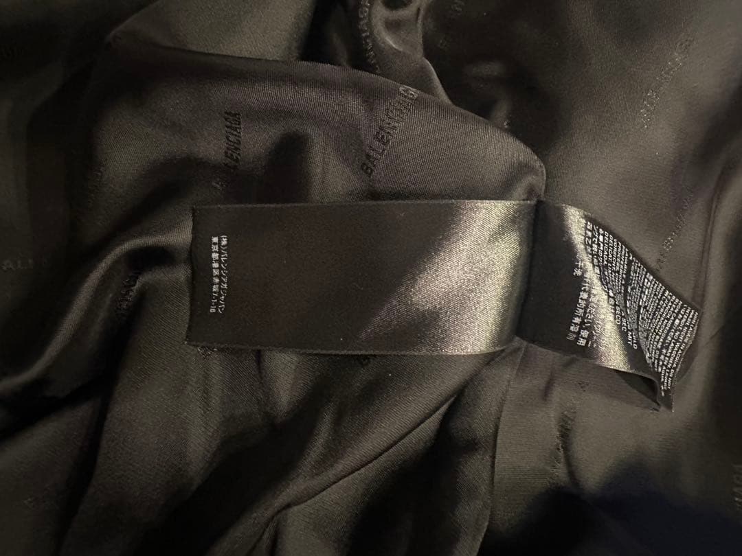 Balenciagaロゴジップアップジャケット ネオンイエロー ボアジャケット