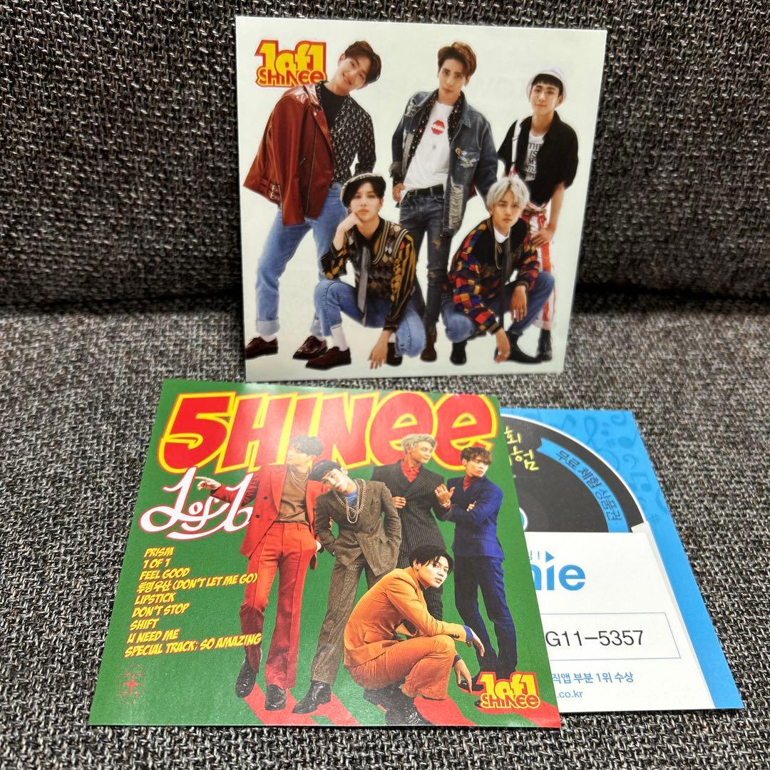 SHINee 1of1 ジョンヒョン CD メンコ付き JONGHYUN