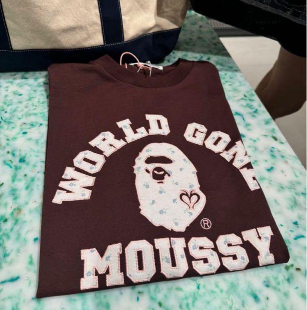 BP/MS COLLEGE PATCH TEE ブラウン