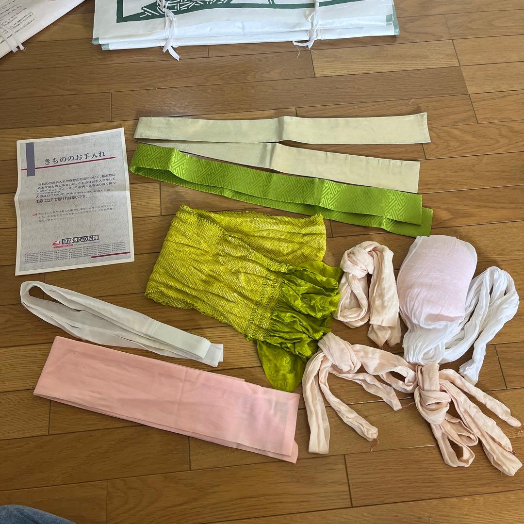 京都きもの友禅　80万円　振袖フルセット 正絹 豪華古典柄 成人式 結婚式 赤