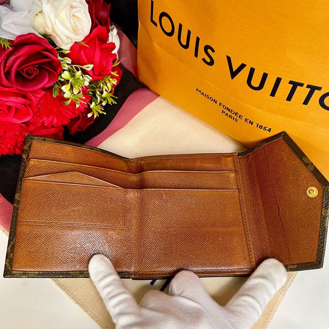 ルイヴィトン ポルトモネビエカルトクレディ モノグラム 三つ折財布 ヴィンテージ