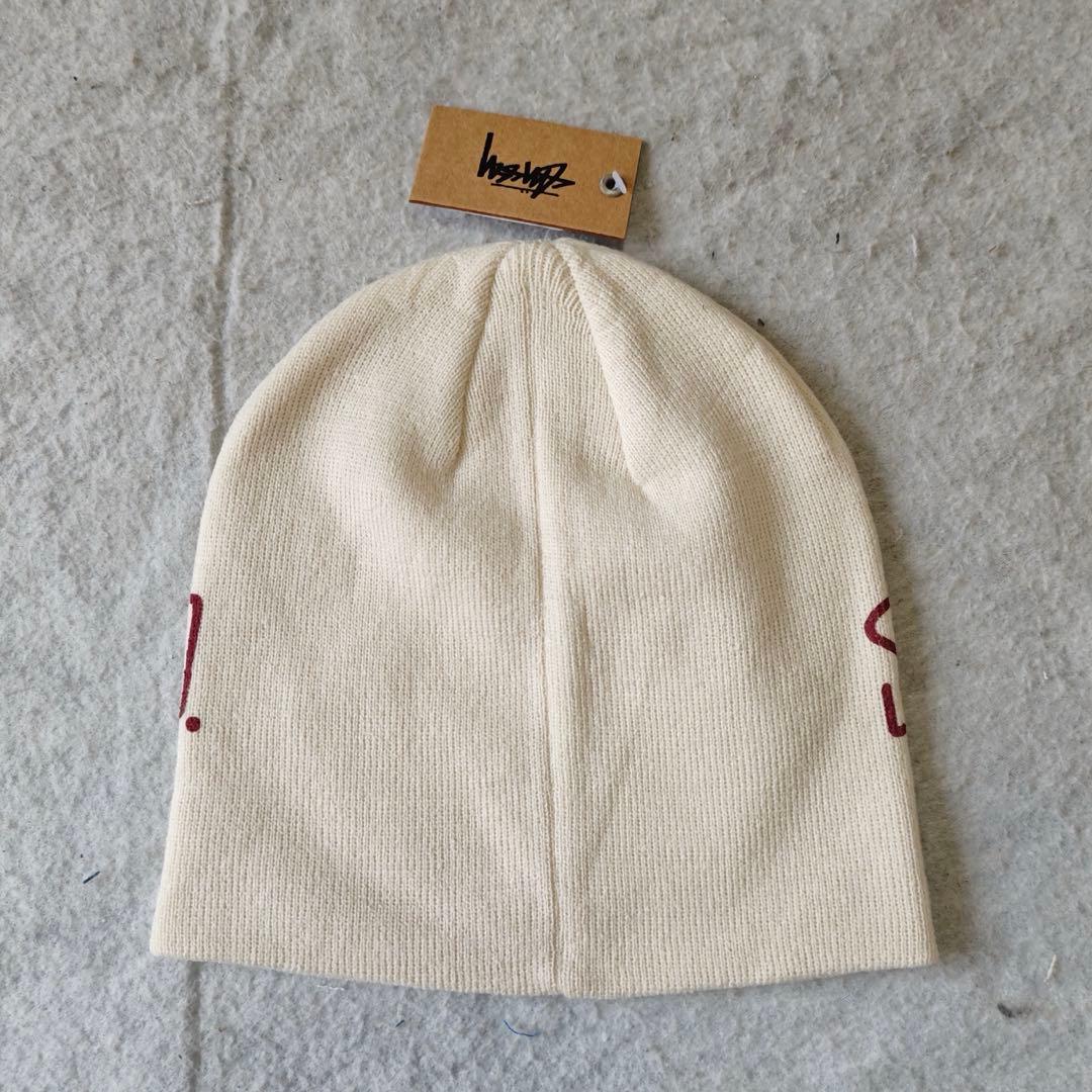 STUSSY ニット帽ビーニー ベージュ