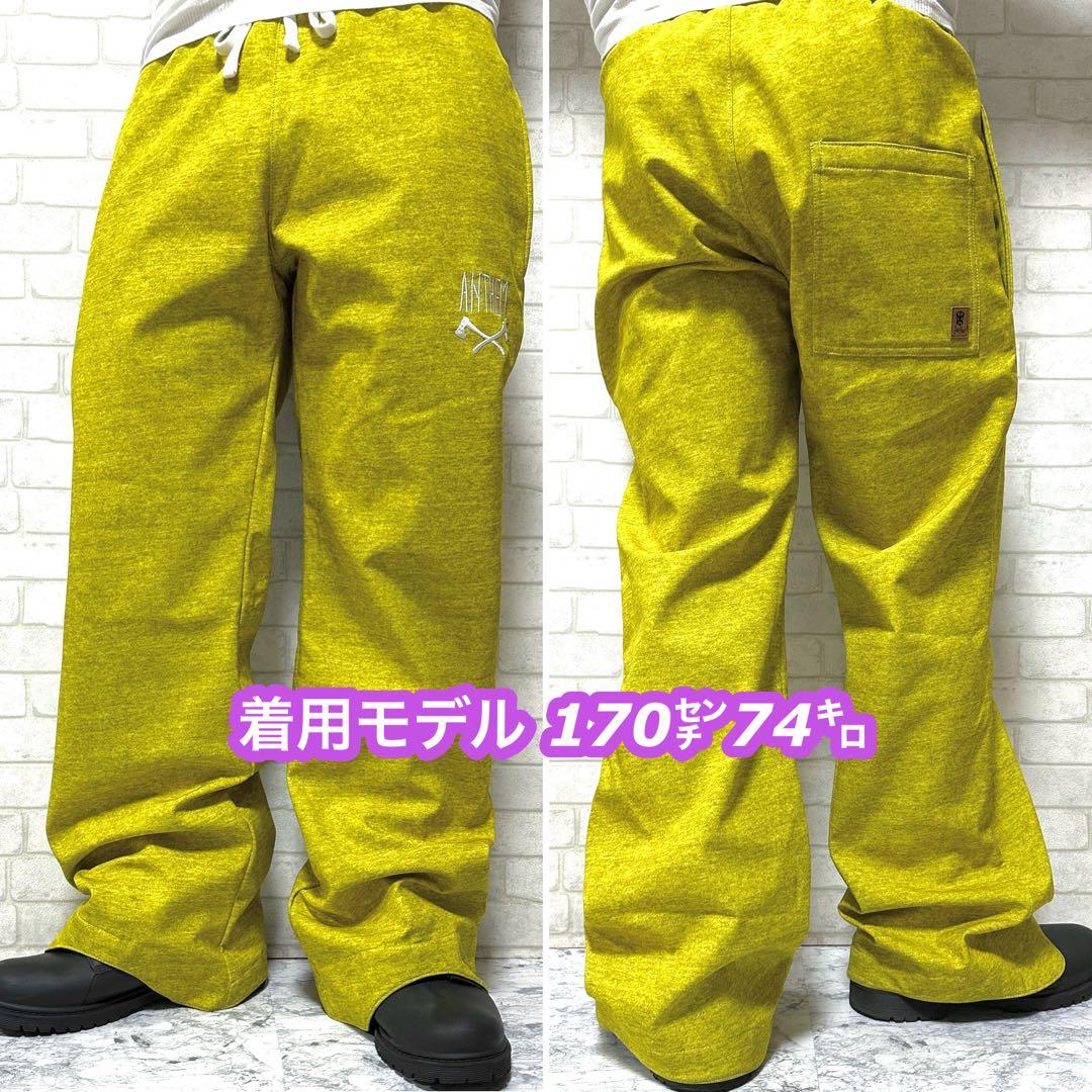 ☆美品☆ ANTHEM 耐水 裏フリース ストレッチ スノボパンツ スノーパンツ