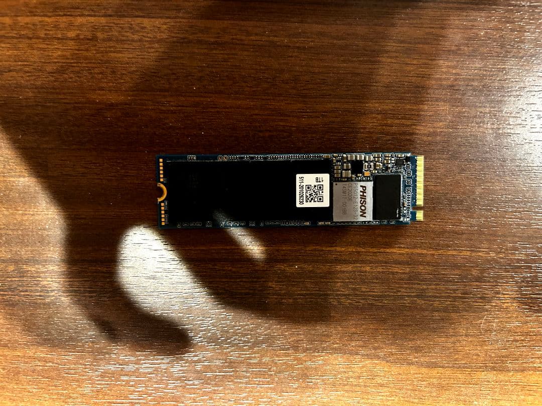 PS5012-E12S 1TB M.2 2280NVMe SSD外付けケース付属