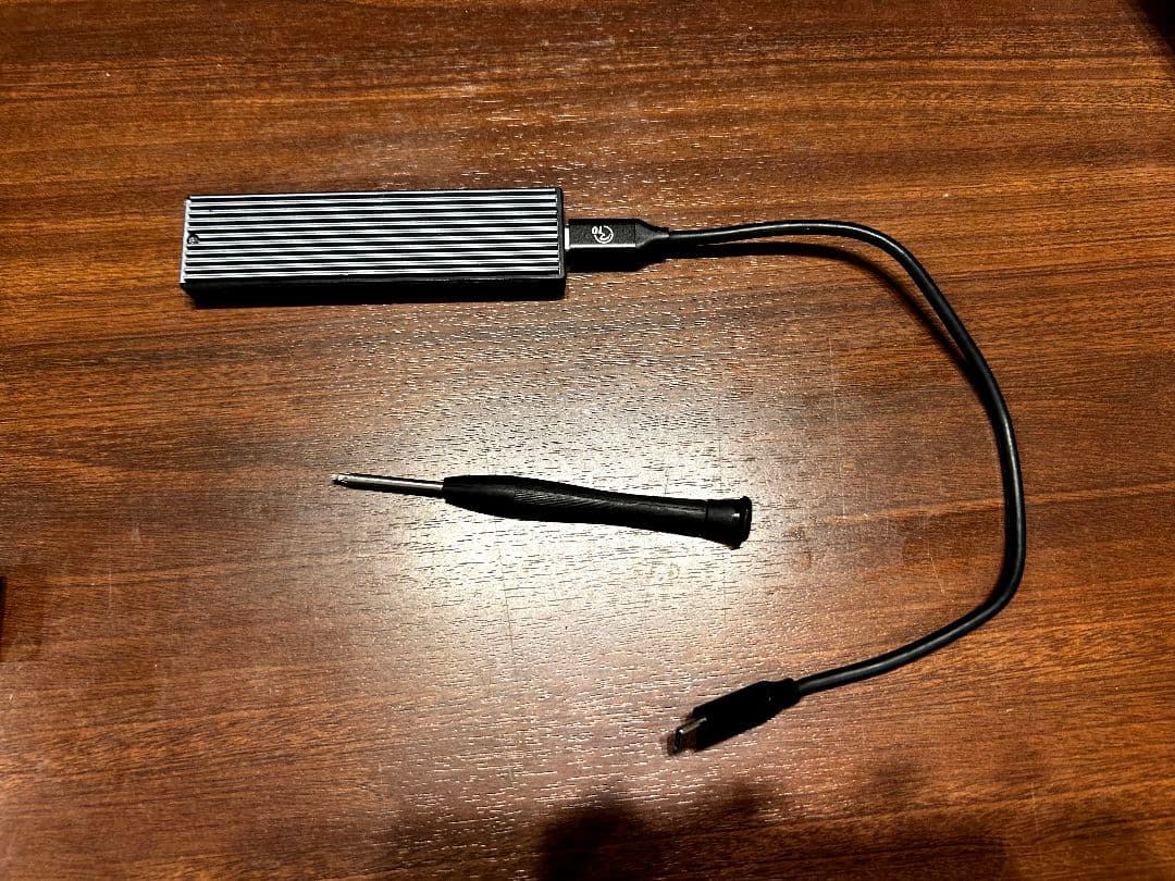 PS5012-E12S 1TB M.2 2280NVMe SSD外付けケース付属