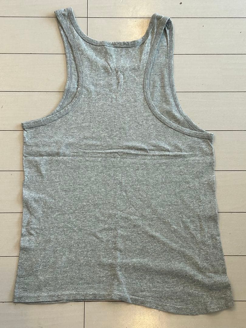 USA製 80s VINTAGE チャンピオントリコタグ L タンクトップ 無地