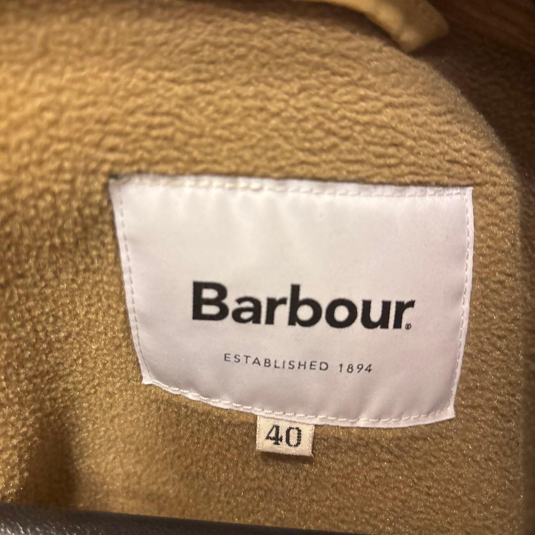Barbour ×DOORS FLEELELINEDベージュジャケット