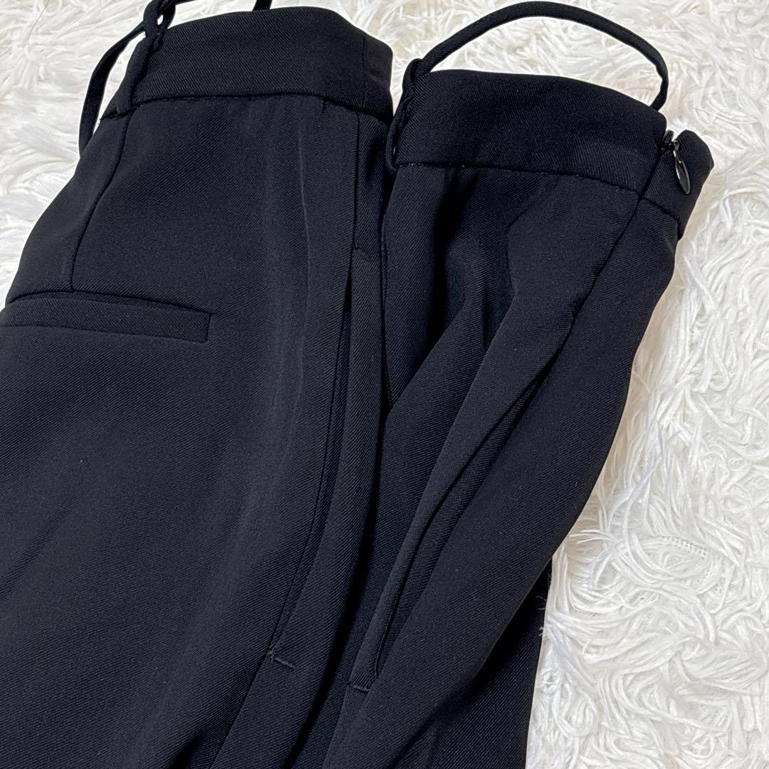 anuke Tuck Long Skirt タックロングスカート 黒 38