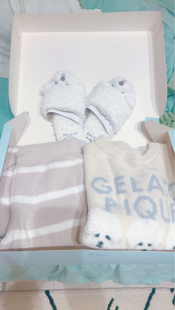 GELATO PIQUE ルームウェアセット ジェラピケ ビションフリーゼ