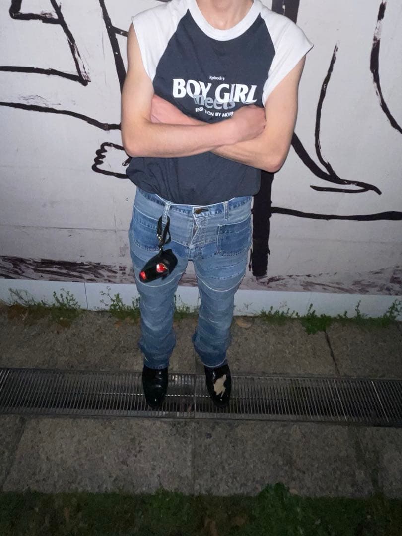 トップス DAIRIKU nosleeve tee 22ss BOY meets GIRL