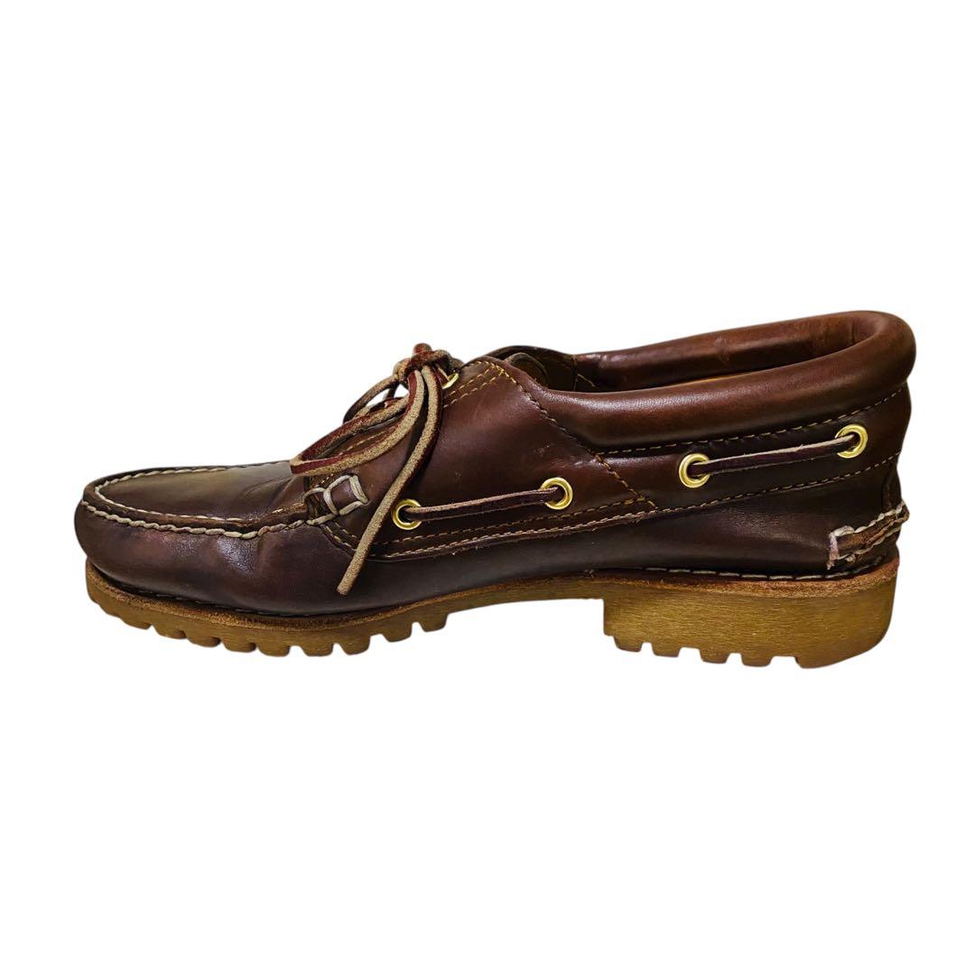 Timberland レザーデッキブーツ　3eye ブラウン　8W