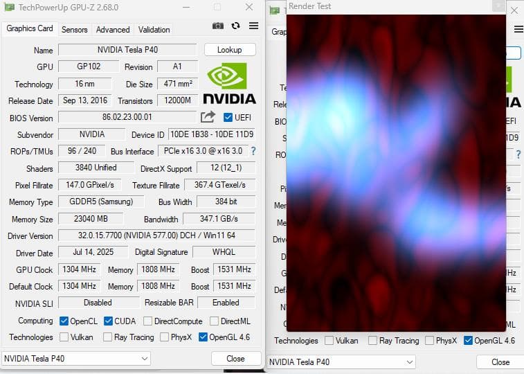 Tesla P40 24GB グラフィックボード