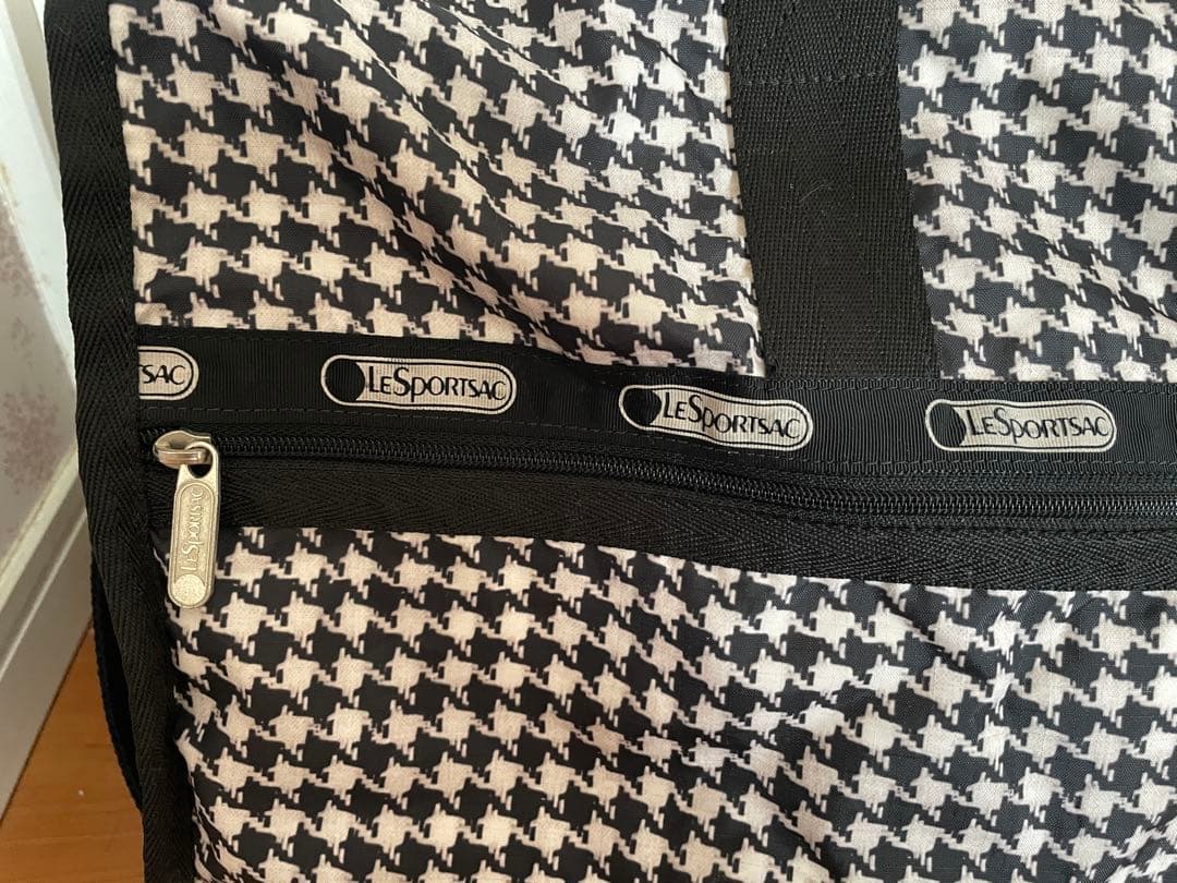 レスポートサック ボストンバッグ 2way 千鳥格子柄 LeSportsac