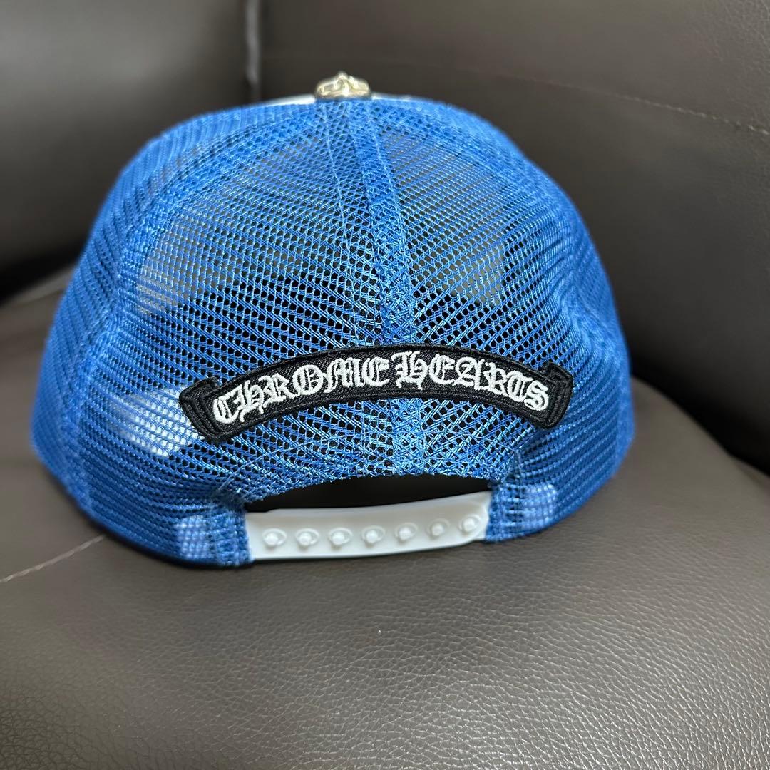 CHROME HEARTS 3セメタリーパッチ トラッカーキャップ ブルー