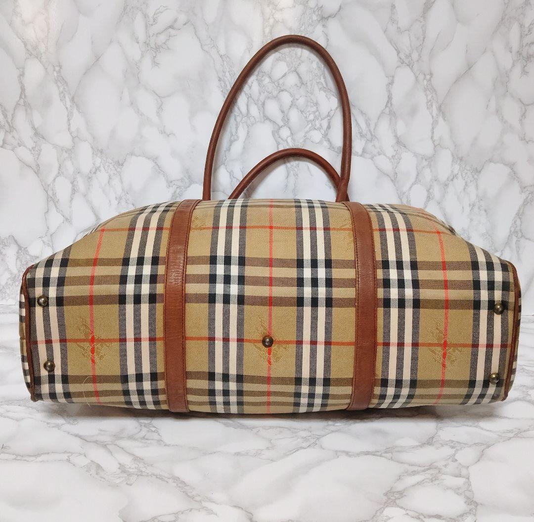 セール❢BURBERRY バーバリー ボストンバッグ ノバチェック 旅行バッグ