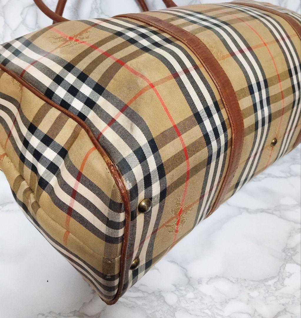 セール❢BURBERRY バーバリー ボストンバッグ ノバチェック 旅行バッグ