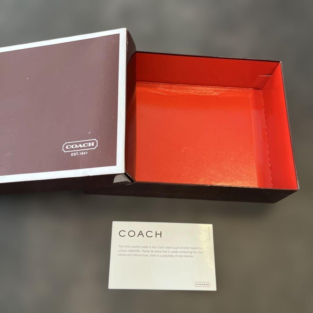 小物 Coach Compact Wallet Soho Black leather