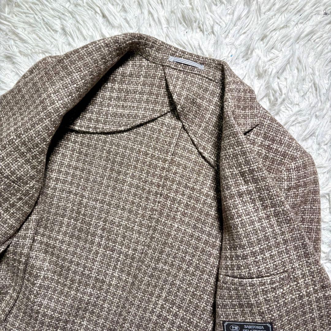 SARTORIA DEL GROGSO カノニコ　テーラードジャケット　シルク混