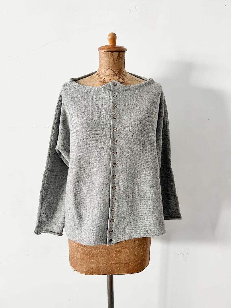 【美品】Veritecoeur　アルパカシルク　ニットカーディガン