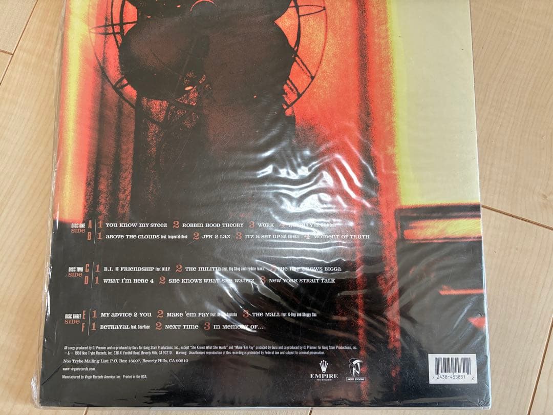 Gang Starr Moment of Truth レコード