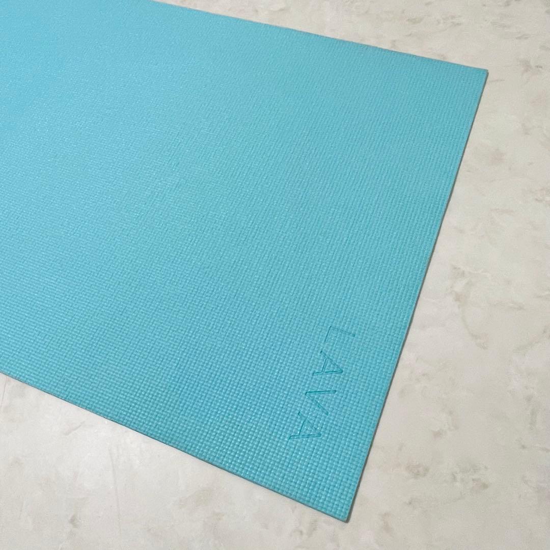 ♋ヨガマット　LAVA　ラバマット　２本セット　ケースおまけ　水色　紫
