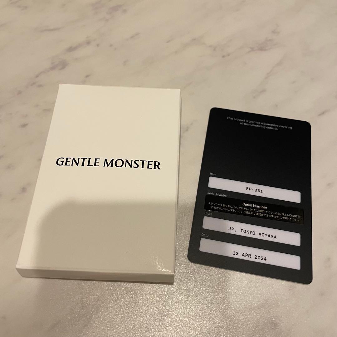 GENTLE MONSTER Ep 031 ゴールド/クリア