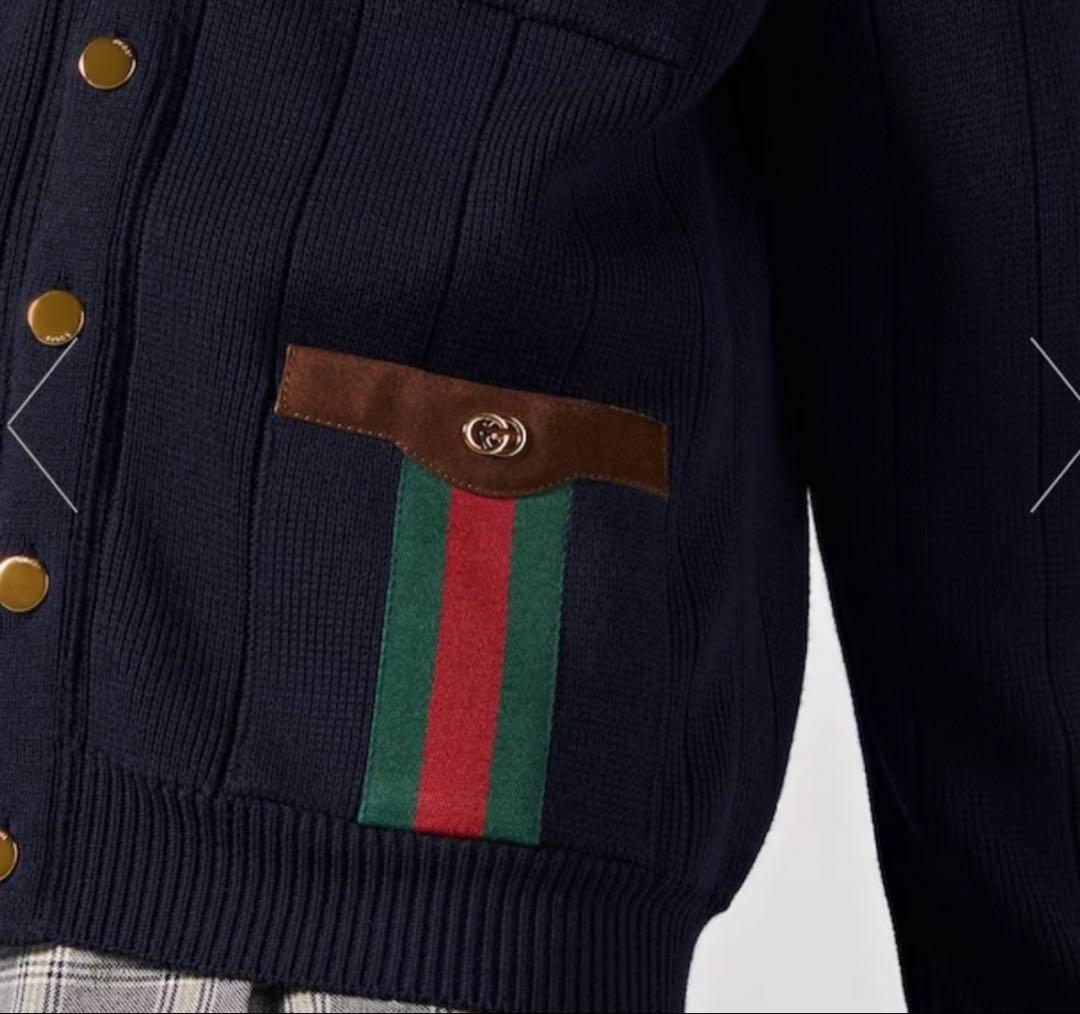 GUCCI シェリーライン カーディガン グッチ ニット