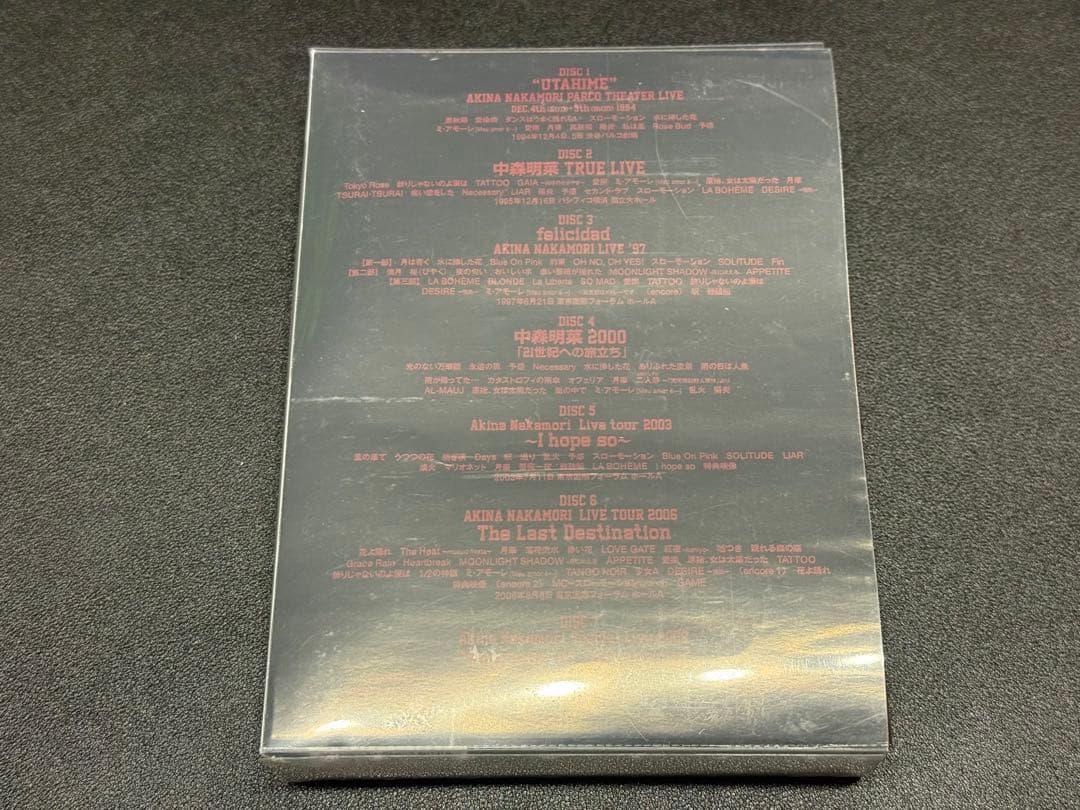 ミュージック AKINA NAKAMORI THE LIVE DVD COMPLETE BOX