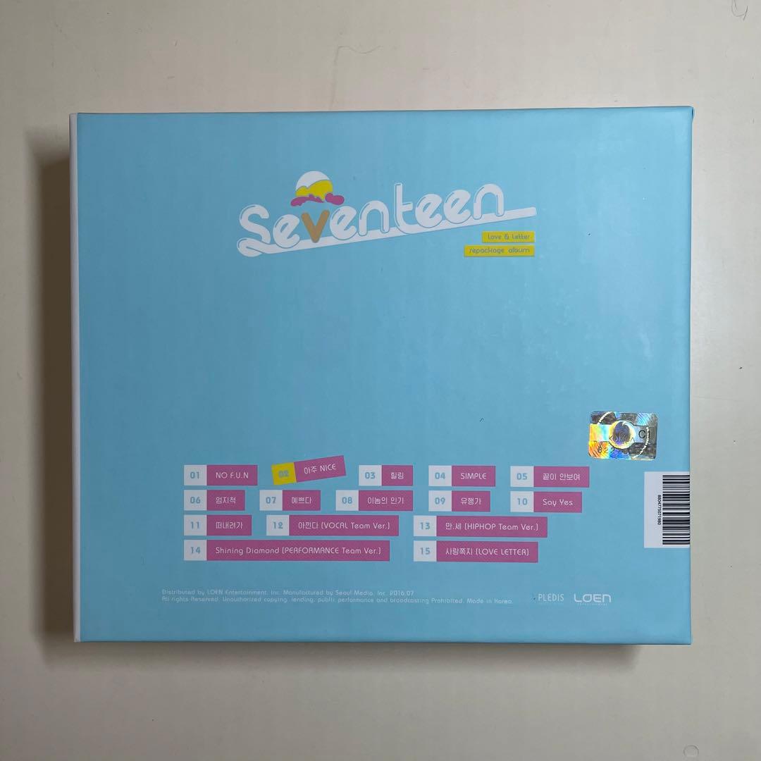 SEVENTEEN  Love&Letter  Repackage  アルバム