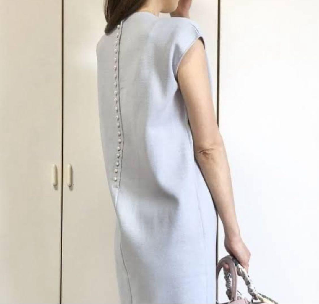 Ballsey パールコンビ フレンチスリーブワンピース　トゥモローランド