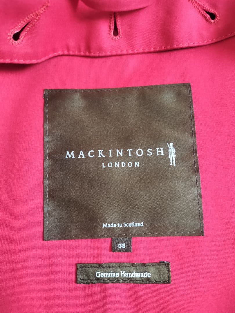 マッキントッシュロンドン・ステンカラーコート（ライナー付き）サイズ38