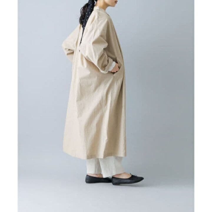 kagure/かぐれ/25ss/コットンシルクショップコート