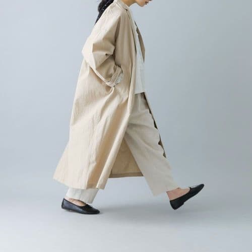 kagure/かぐれ/25ss/コットンシルクショップコート