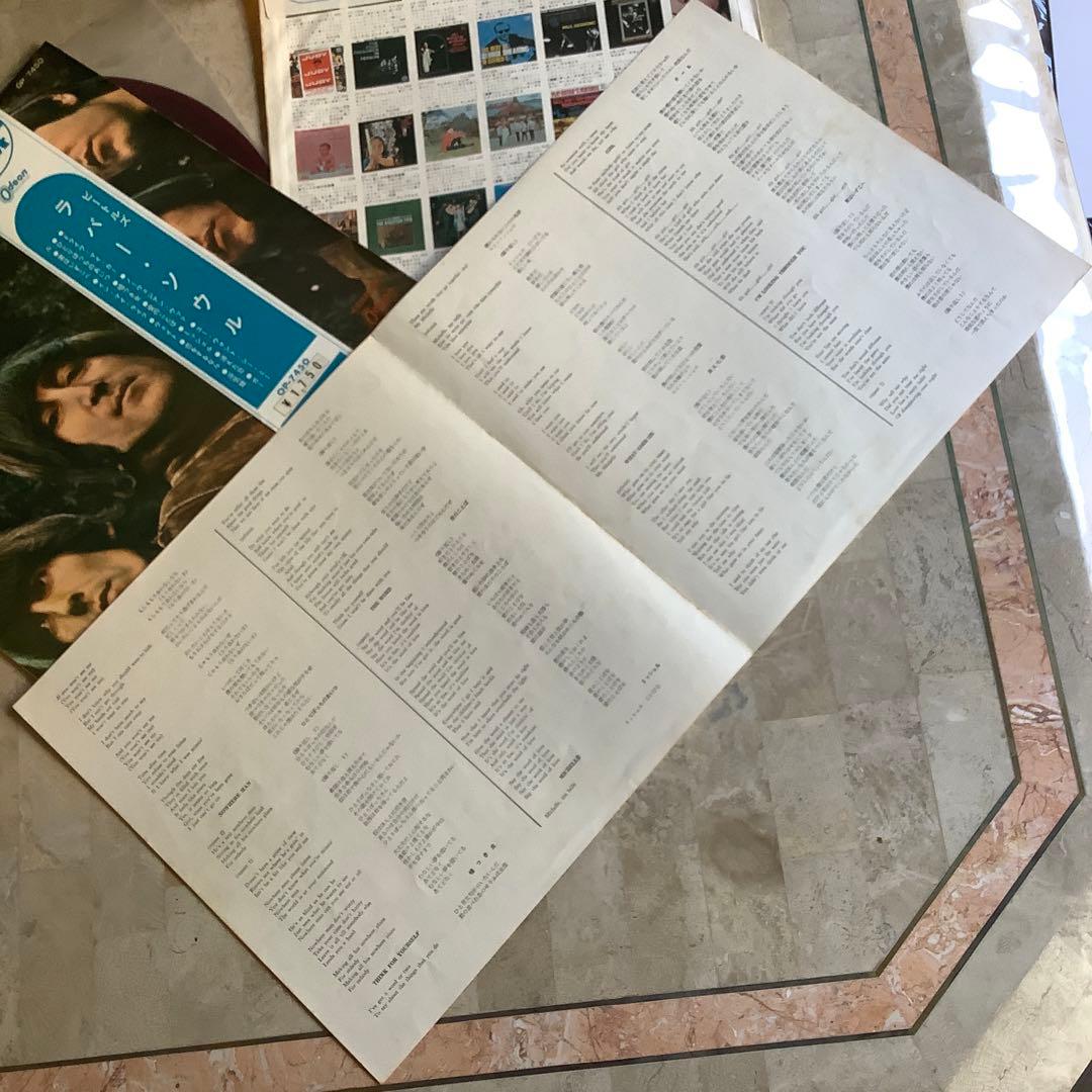 激レア!美品!1966年初回盤 水色帯 オデオン赤盤 ビートルズラバー・ソウル