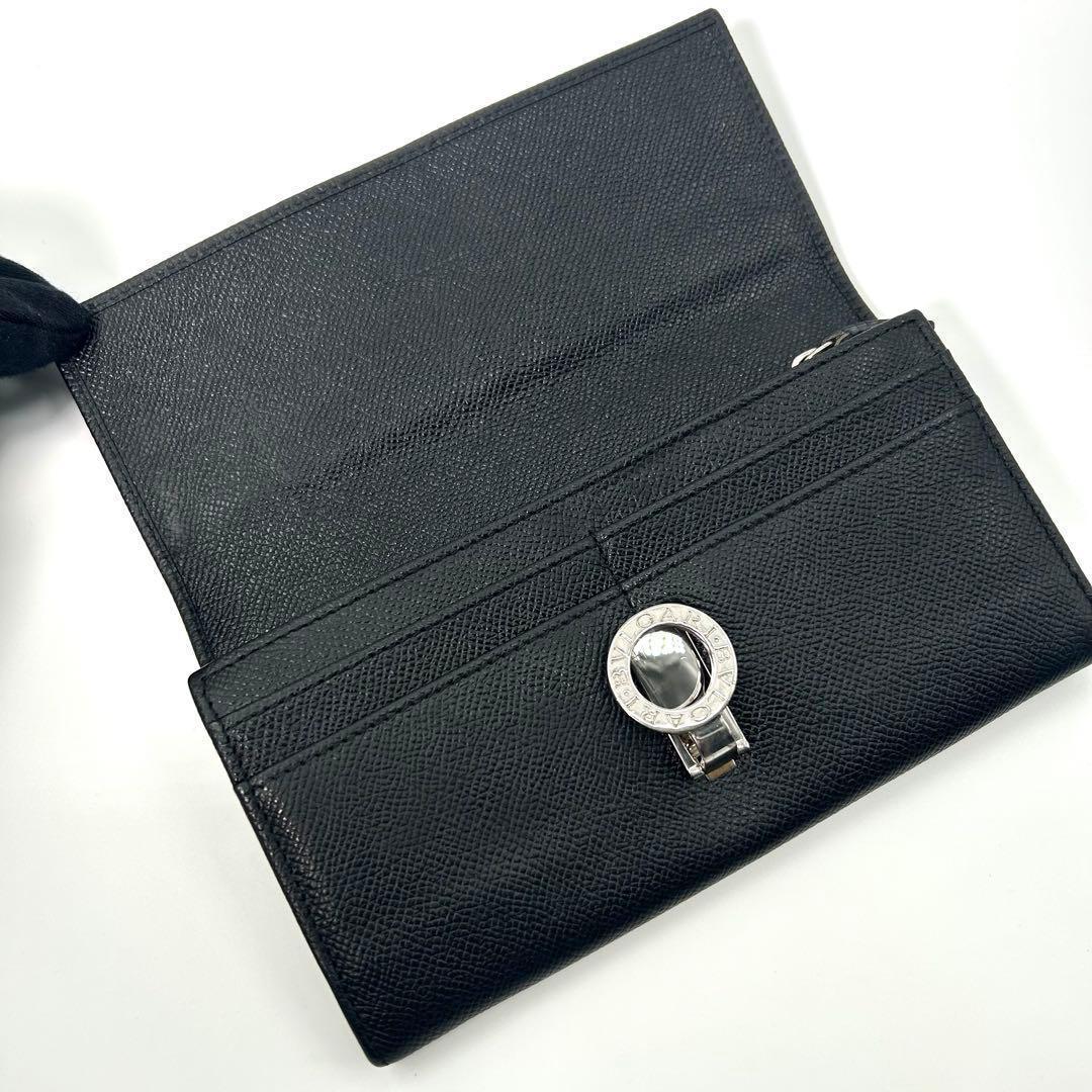 【美品】BVLGARI 長財布 ロゴマニア クラシコ ビーゼロワン 黒色