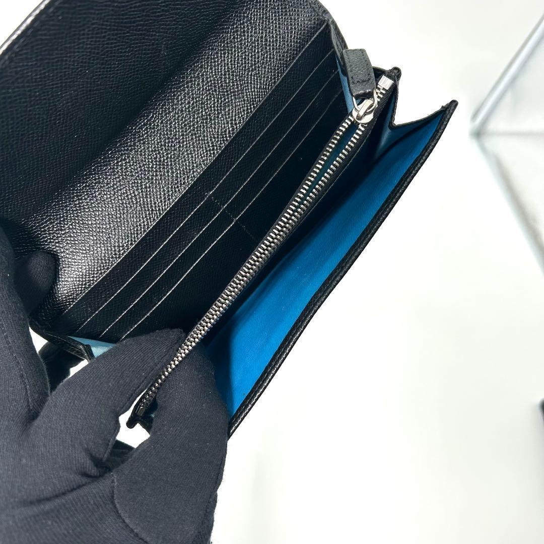 【美品】BVLGARI 長財布 ロゴマニア クラシコ ビーゼロワン 黒色