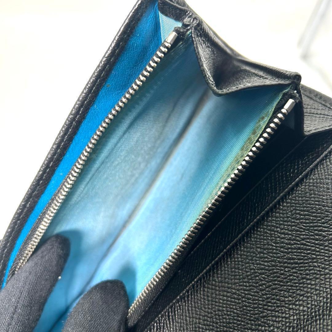 【美品】BVLGARI 長財布 ロゴマニア クラシコ ビーゼロワン 黒色