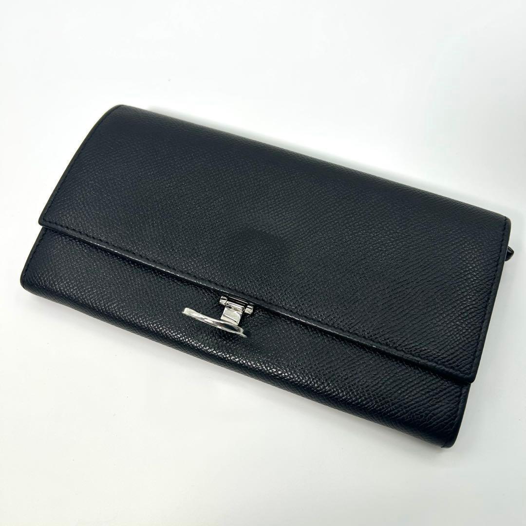 【美品】BVLGARI 長財布 ロゴマニア クラシコ ビーゼロワン 黒色