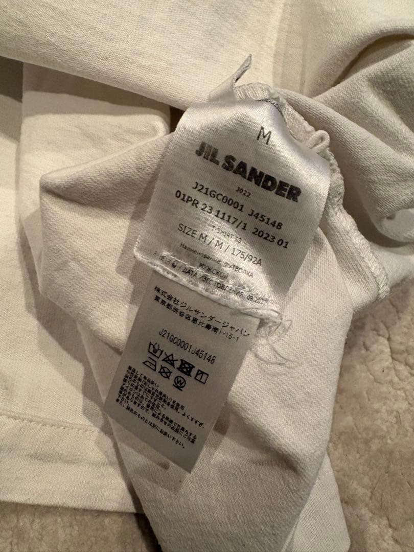 JIL SANDER ロゴプリント Tシャツ Mサイズ