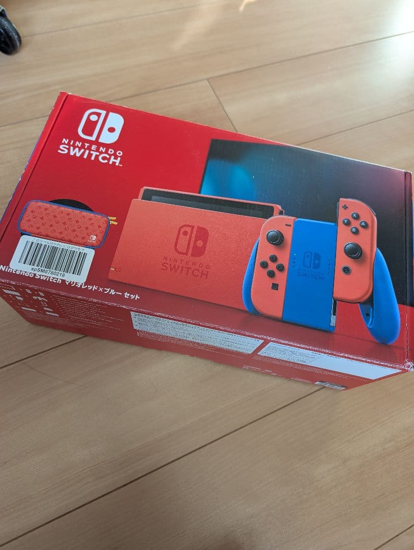 Nintendo Switch マリオレッド×ブルー セット　ジャンク