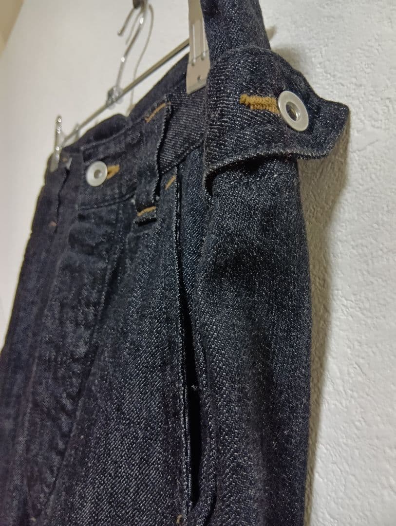 MHL. CANTON LIGHT DENIM 27 ブラック レディース